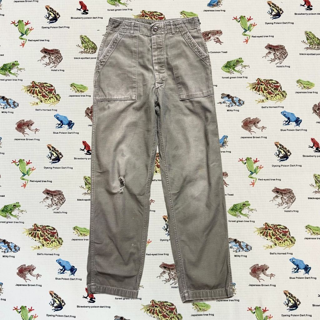 60's US ARMY コットン ベイカーパンツ W30 米軍 ミリタリー 60's US ARMY コットン ベイカーパンツ W30 米軍 ミリタリー