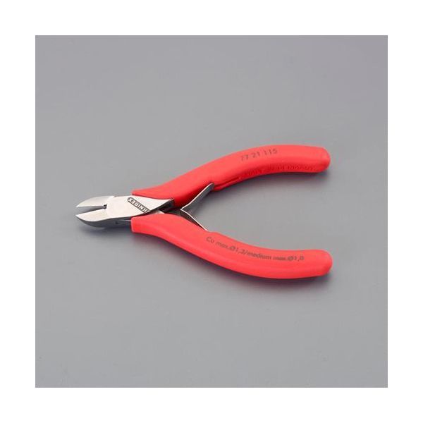 7営業日以内発送 在庫品 エスコ EA535KD-21 115mm 精密用ニッパー バネ付 EA535KD21 沖縄離島販売不可