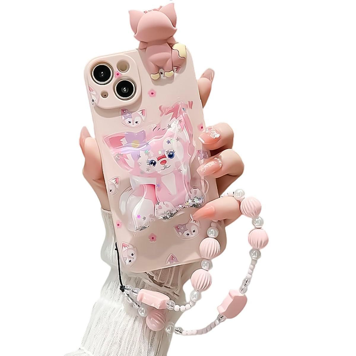 リーナベル iPhone 13 用 ケース リーナベル ハンドストラップケース スタンド付き スマホケース用 ケース スマホケース iPhone 13 用 ケース かわいい カメラレンズ保護付き 衝撃吸収 iPhone13 用 