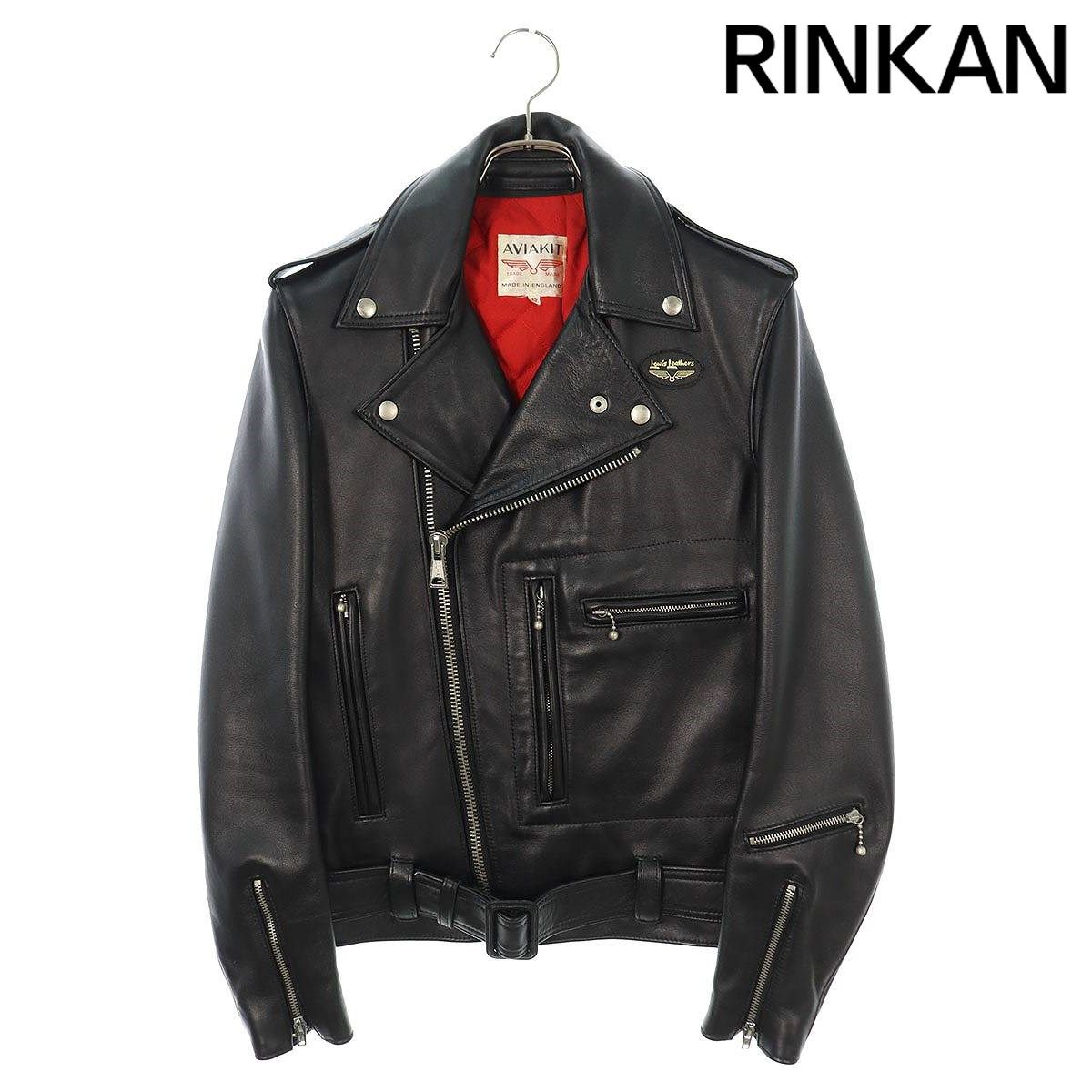 SEXY DYNAMITE ダブル ライダースジャケット S 黒 レザー ルイスレザー