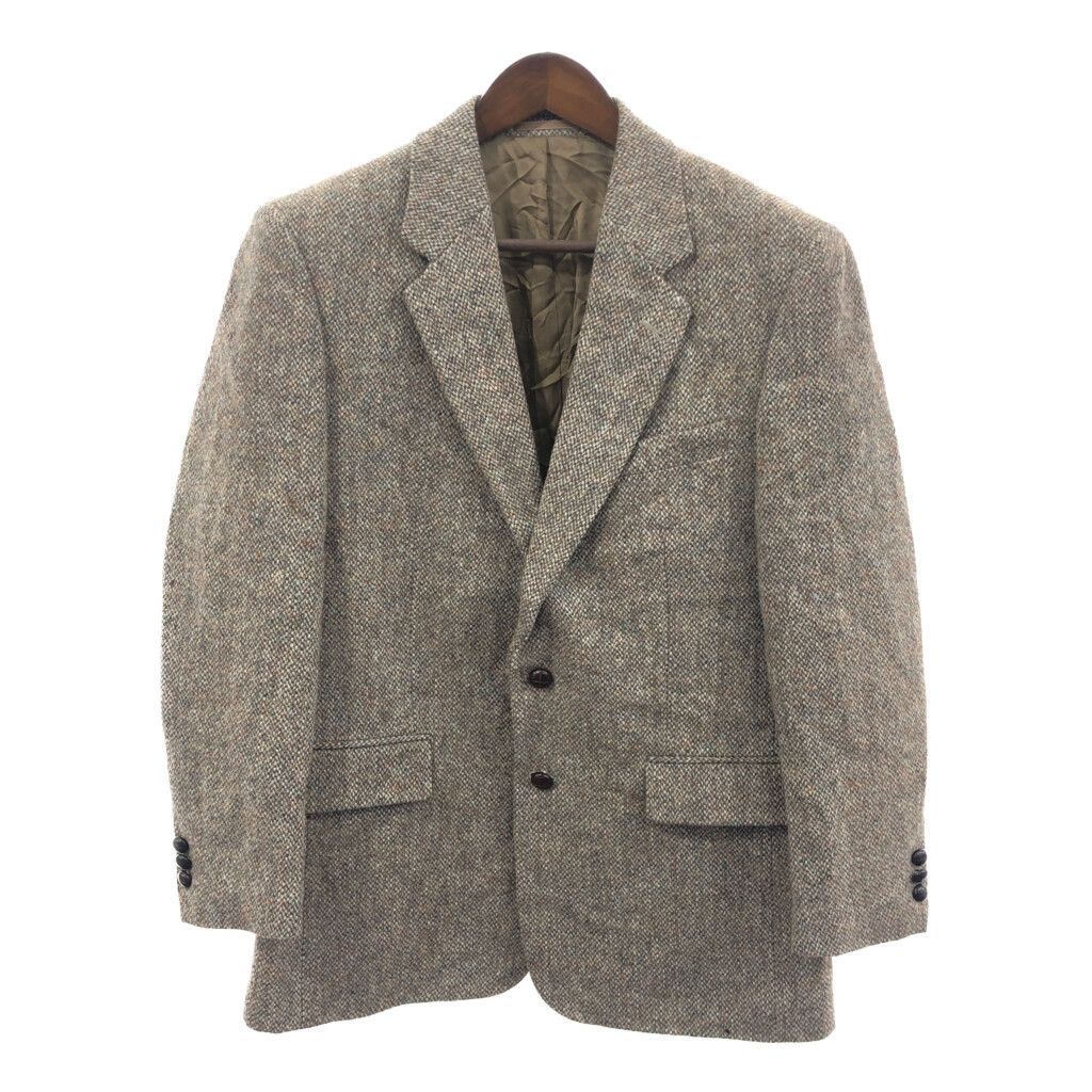 Harris Tweed ハリスツイード ウール ツイード テーラードジャケット 