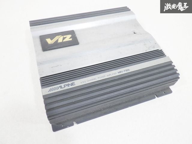 実動外し！！ ALPINE アルパイン 4 3 2 チャンネル パワー アンプ 12V MRV-F303 即納 棚20M