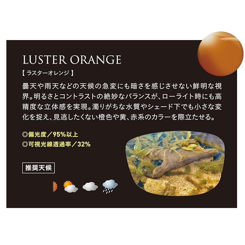 Zeque(ゼクー) 偏光サングラス Vanq X(ヴァンクエックス) F-1770 ブラウンデミ LUSTER ORANGE/ SILVER  MIRROR 0 - 全て国内の正規代理店