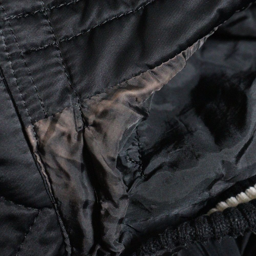 Sacai (サカイ) 21AW ナイロン切替 ドッキング ボンバーウールコート