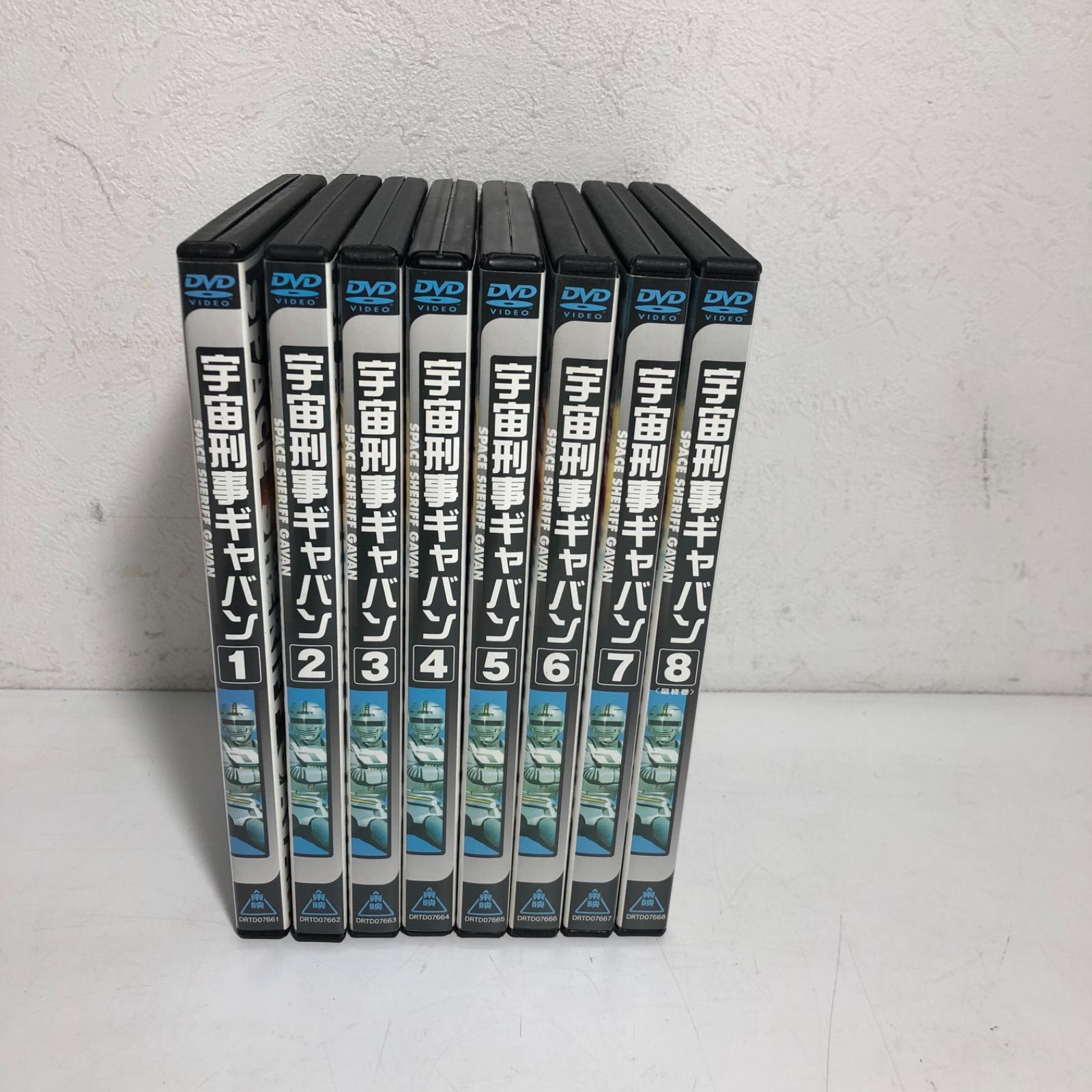 ★東映　昭和　宇宙刑事ギャバン　DVD 全巻セット　1〜8巻　レンタル落ち ★ ☆大幅値下げ！ 東映 昭和 宇宙刑事ギャバン DVD 全巻セット 1