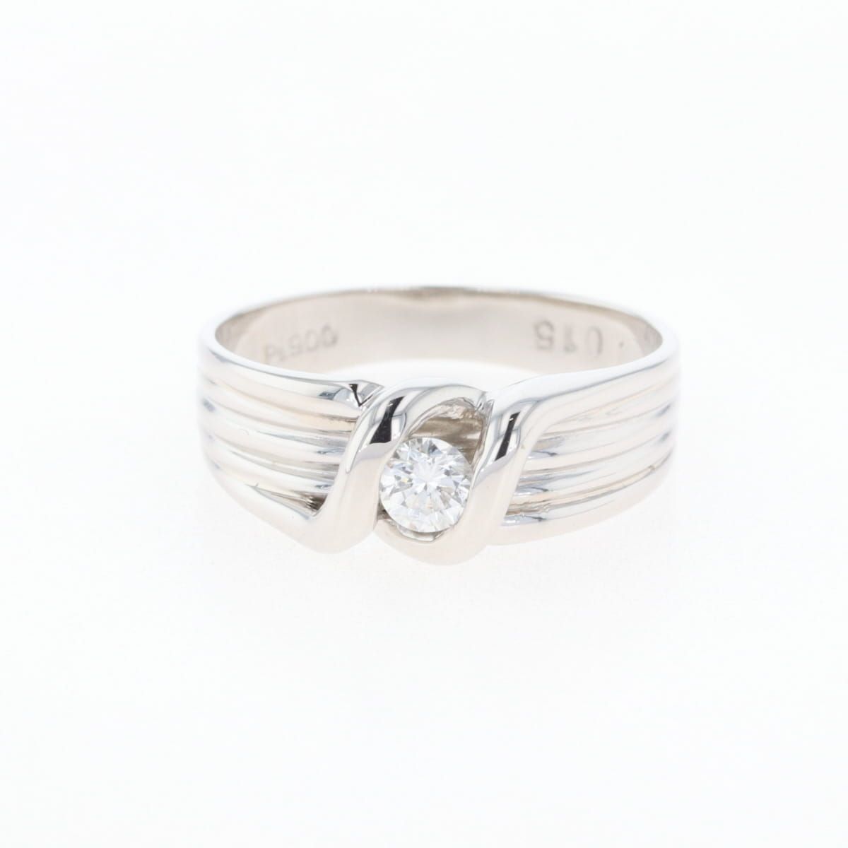 ダイヤモンド デザインリング 11号 Pt950