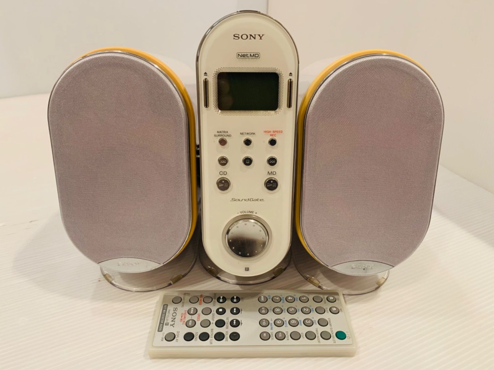 配線補修済】SONY LAM-Z03 Sound Gate CD/MD コンポ - メルカリ