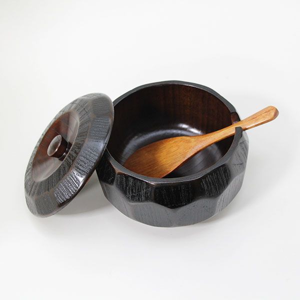 おひつ ひつまぶし 器 飯櫃 木製 漆塗り 亀甲彫 くり抜き 5.0 1合 和