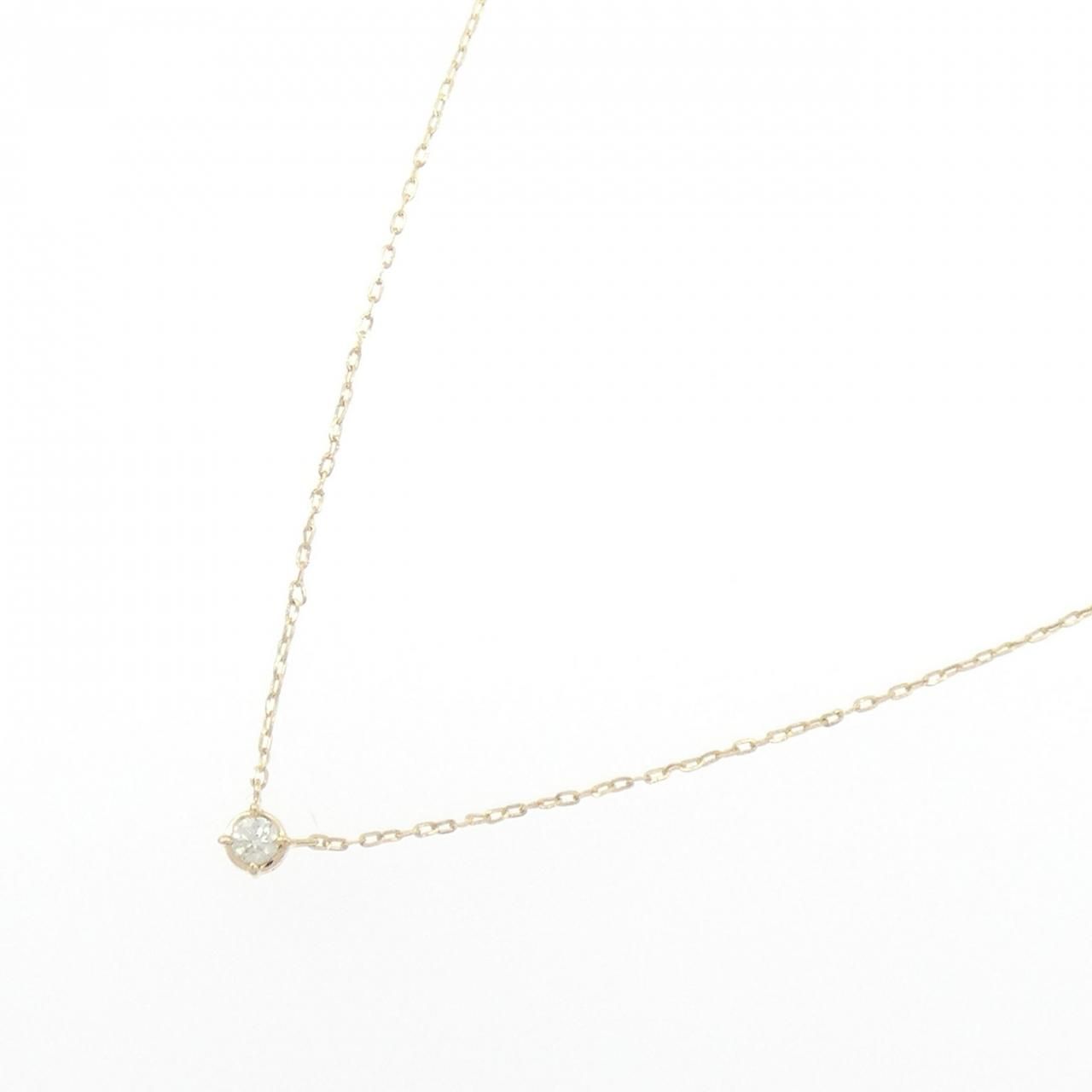 アガット ダイヤモンド ネックレス 0.03CT