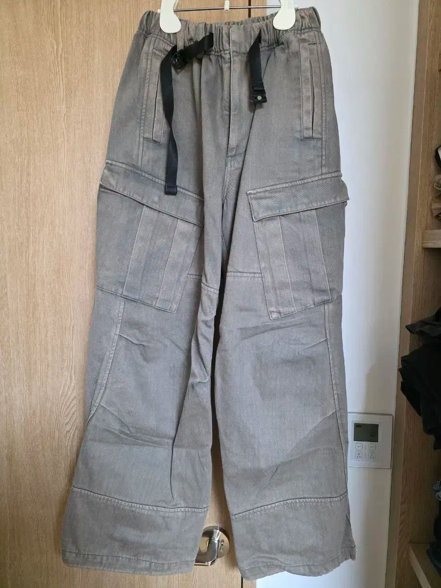 HATCHINGROOM ミール パンツ ウォッシュド オリーブ 2 s