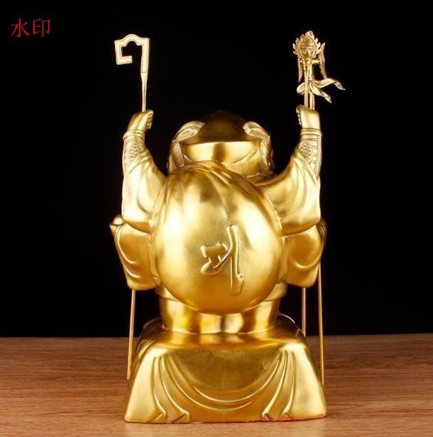 極上品 総檜材 七福神 大黒天立像 仏教工芸品 木彫仏教 精密彫刻 仏師