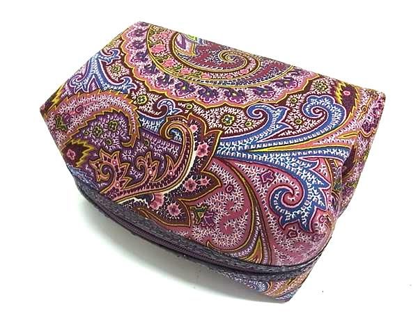 ETRO エトロ キャンバス ペイズリー柄 マルチポーチ マルチ