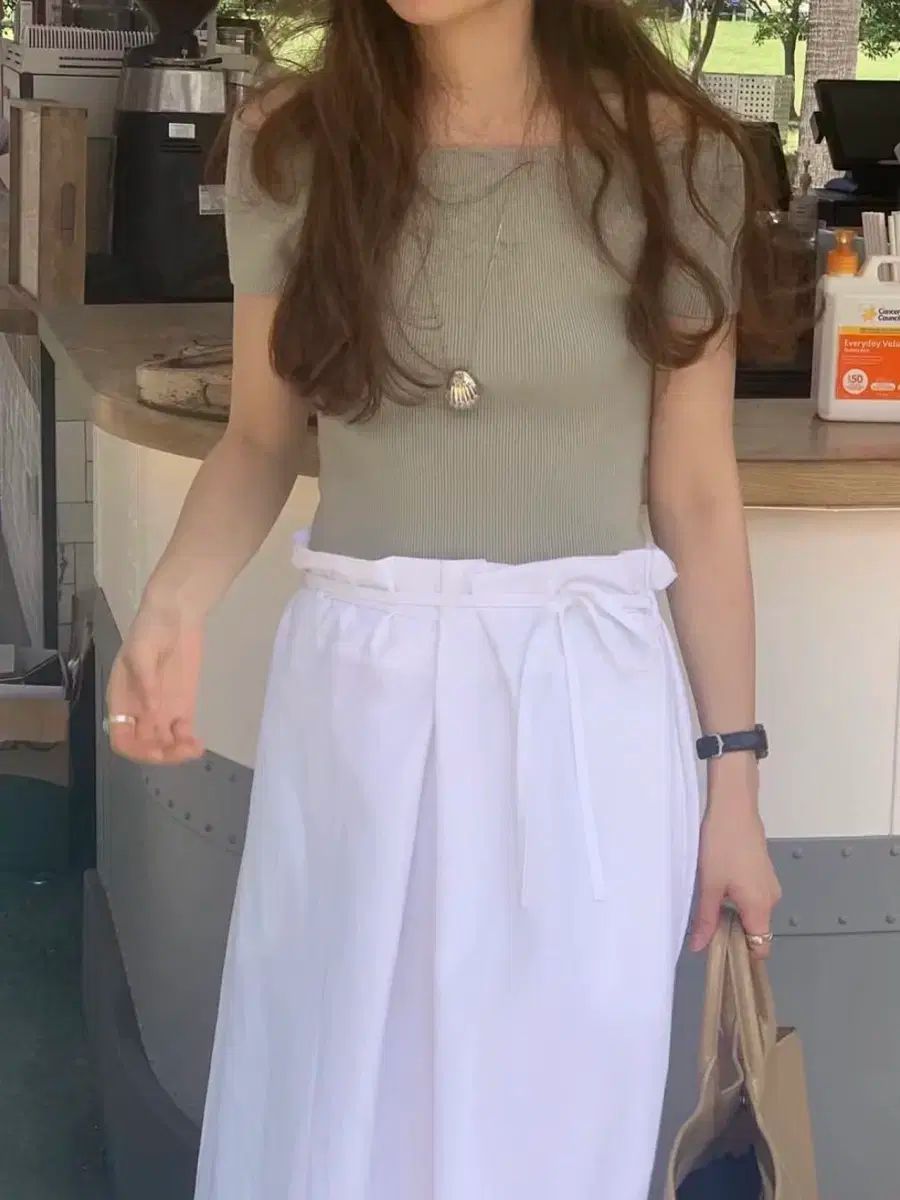 Ounce オンス ガーデン リボン スカート