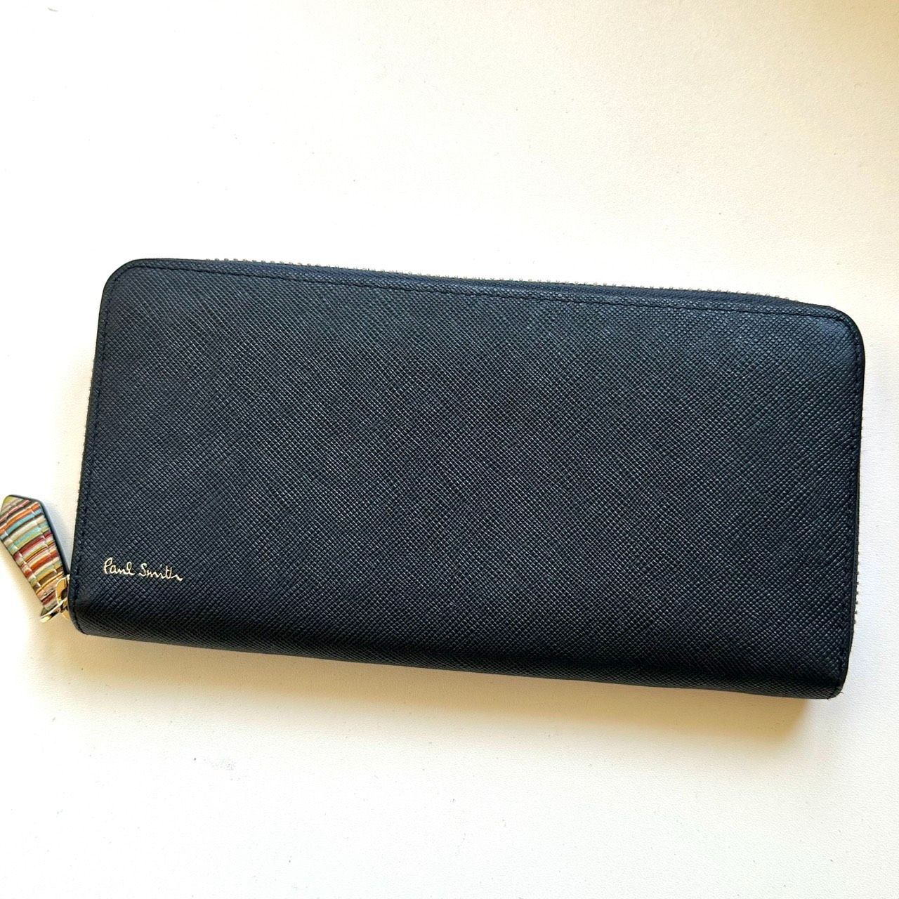 ポールスミス Paul Smith 長財布 ジップストローグレイン2 ネイビー