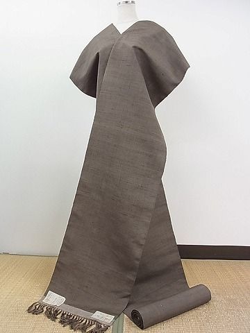 期間限定セール50%off□平和屋1□極上 山崎青樹作 草木染研究所 反物 焦茶地片羽万筋織 アカメガシワ 証紙付き 着尺 逸品 未使用 s500275  - メルカリ