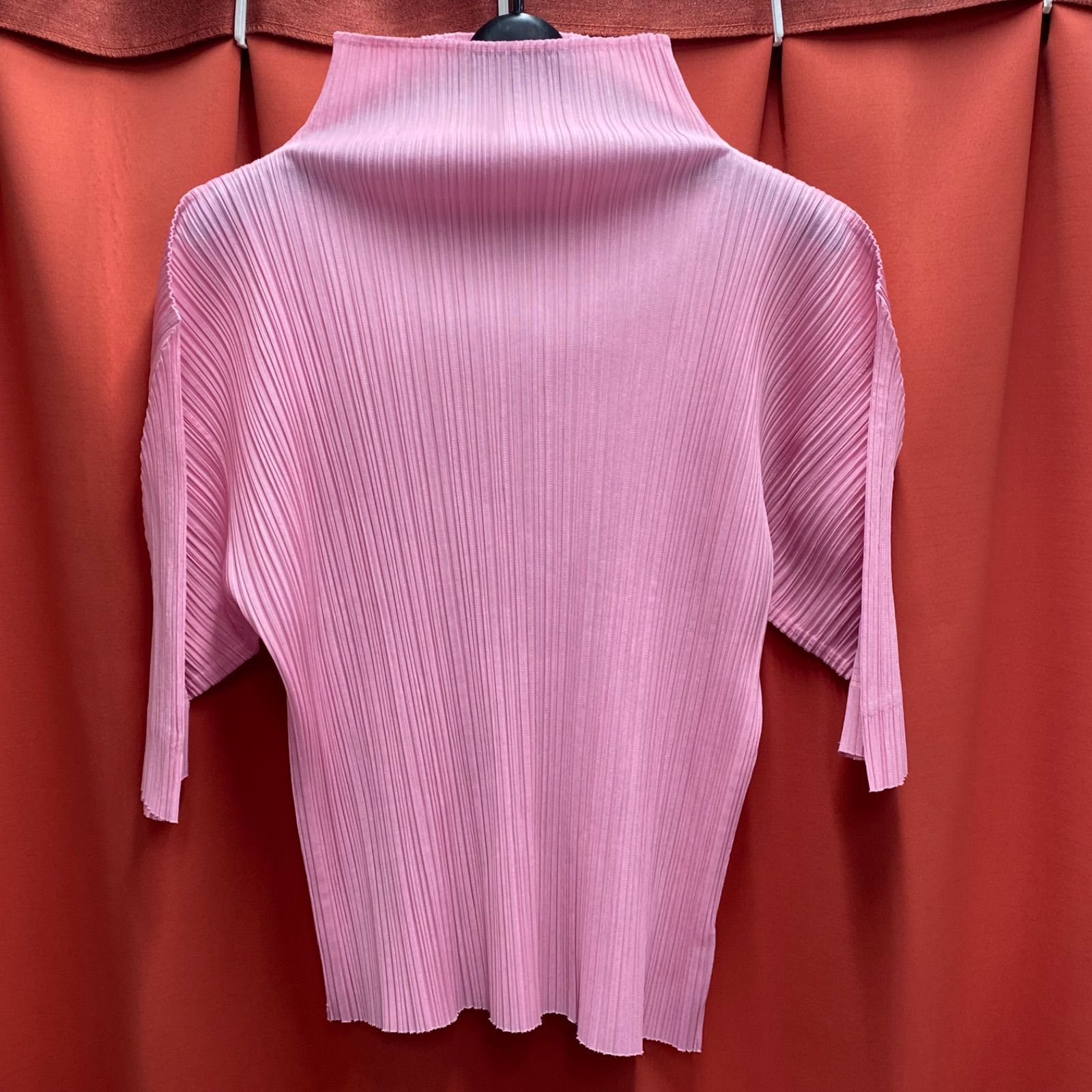 プリーツプリーズ　ピンク　ブラウス　イッセイミヤケ 美品 ISEEY MIYAKE PLEATS PLEASE イッセイミヤケ プリーツ
