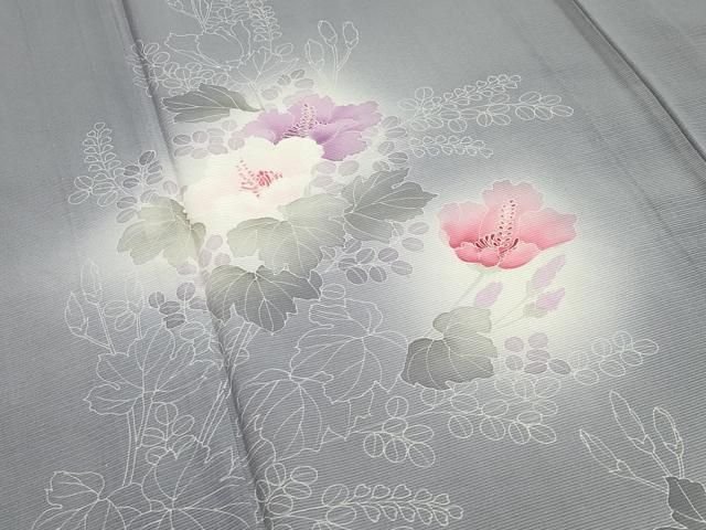 K0885 美品 逸品 夏向き 上品 亀甲 紗 正絹 夏塩澤 K0885 美品 逸品