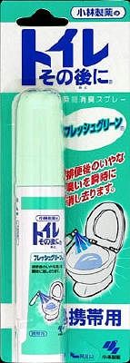 まとめ買い-72点セット トイレその後に携帯用 フレッシュグリ－ン 小林製薬 芳香剤 トイレ用