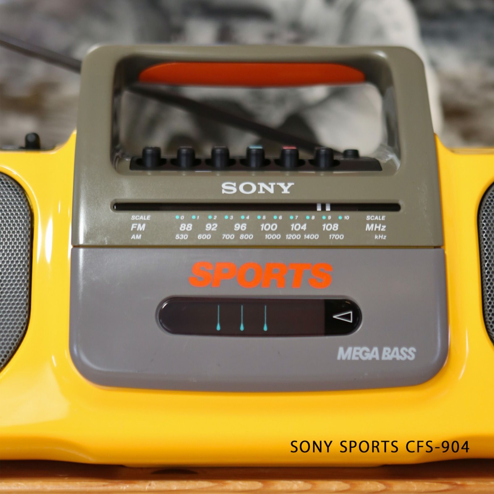 SONY SPORTS CFS-904 メガベース搭載 赤ロゴ世代 ラジカセ ソニー