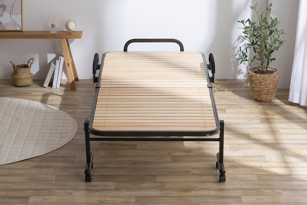 アイリスオーヤマ ベッド ベッドフレーム すのこ ナチュラルホワイト K105774 IRIS OHYAMA