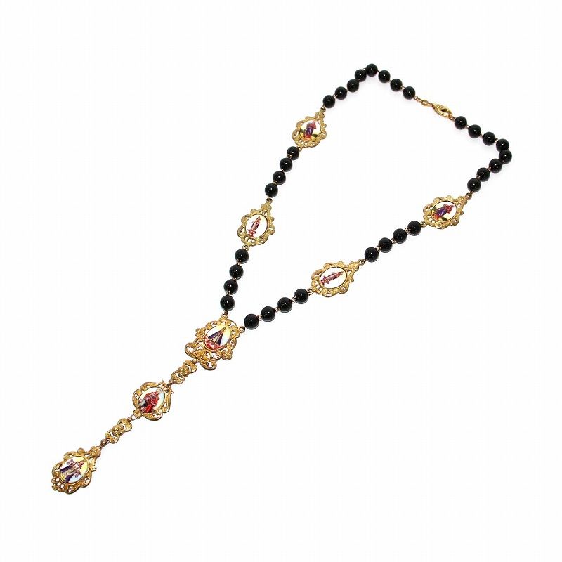 ドルチェ&ガッバーナ ドルガバ DOLCE&GABBANA ロザリオ ブラック