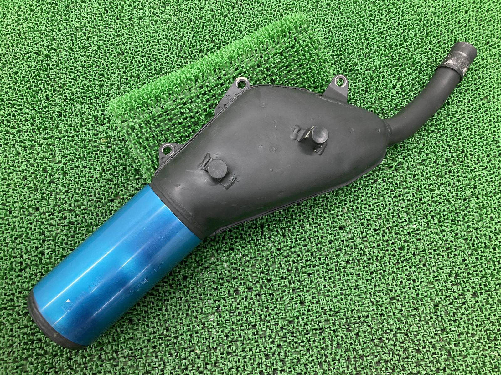 中古】KLX250 マフラー サイレンサー刻印K308 SANKEI2327