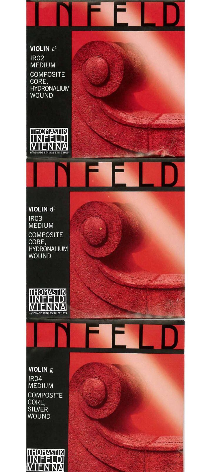 INFELD RED THOMASTIK 4/4バイオリン弦 A・D・Gセット 【公式通販】
