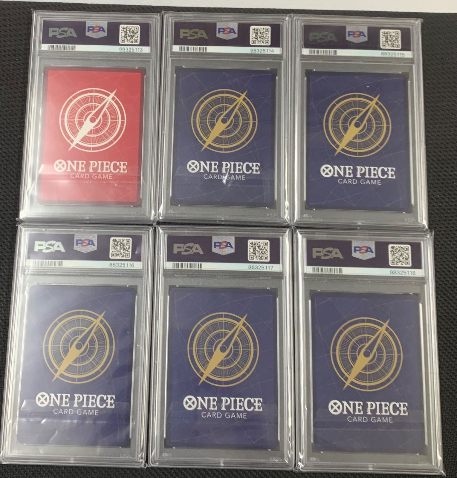 PSA10 6連番 ウタ ワンピースカードゲーム プレミアムカード