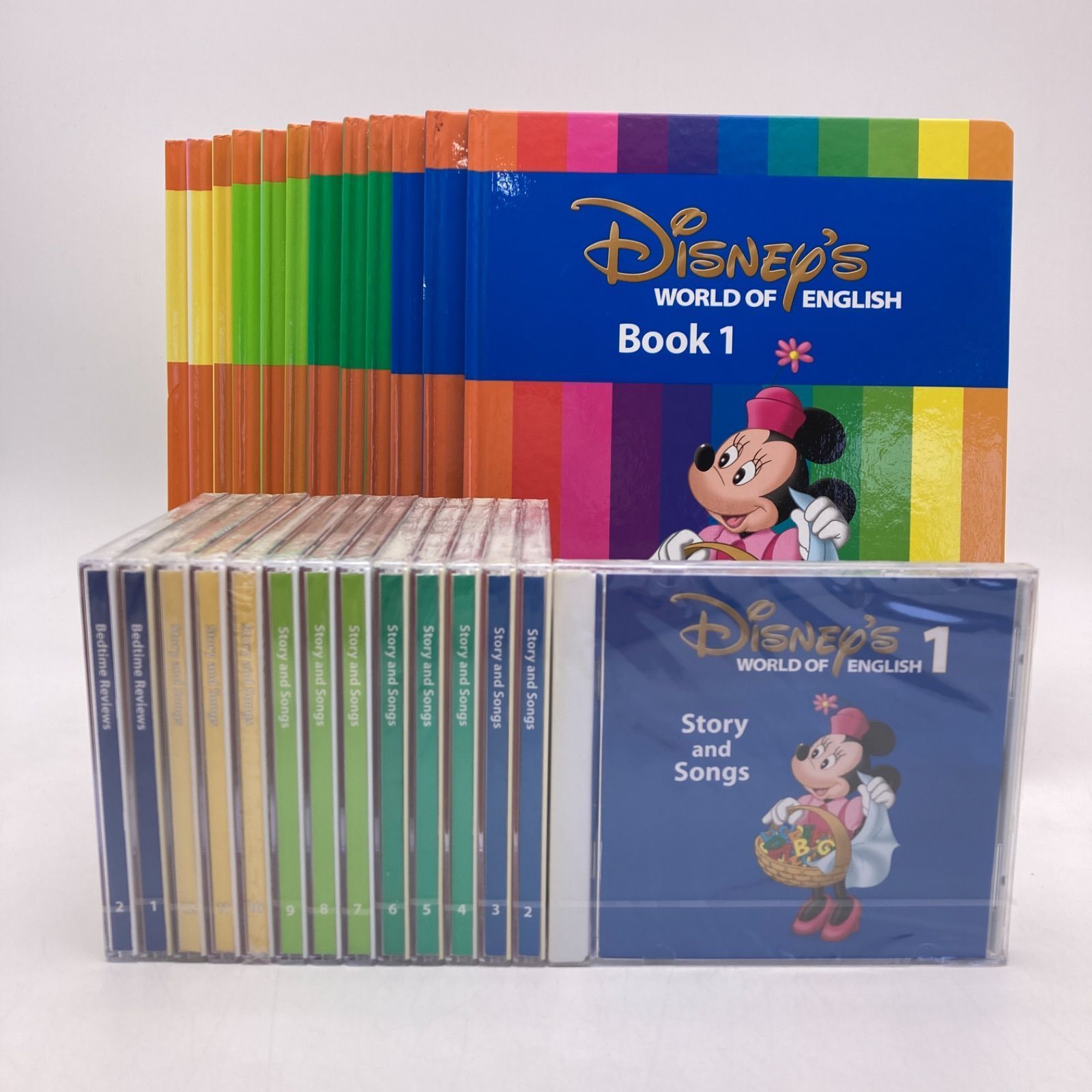 2010年購入 メインプログラム 絵本＆CD ディズニー英語システム DWE Disney ワールドファミリー 中古 700301 - メルカリ