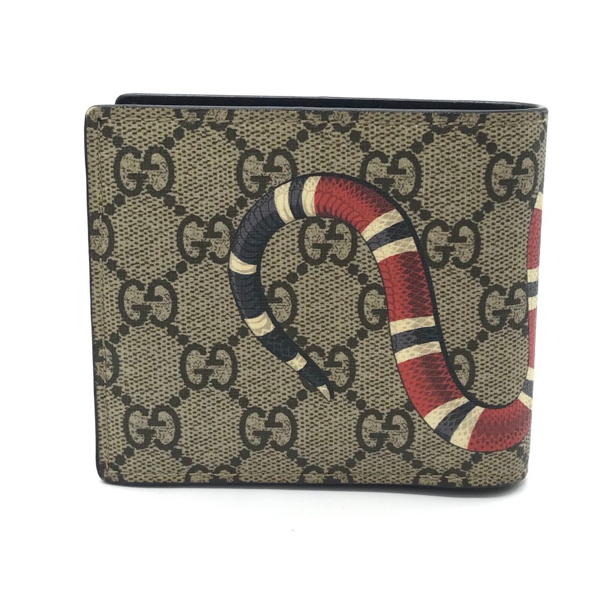 倉吉店】GUCCI | グッチ 二つ折り財布 GGスプリーム キングスネーク