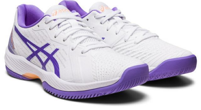 asics アシックス SOLUTION SWIFT FF WHITE/AMETHYST 24.5 1042A197 105 | スポーツ スポーツ用品 グッズ ツール 雑貨 靴 シューズ 24.5センチ 女性用 レディース テニス 軽量 クッション性 白 ホ