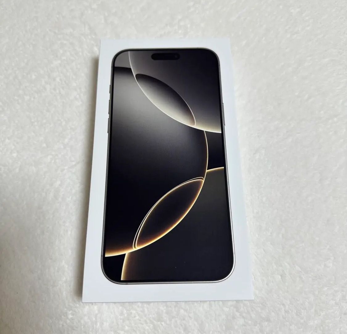 限定一台特価】iPhone16promax 512GB ナチュラルチタニウム 新品未開封