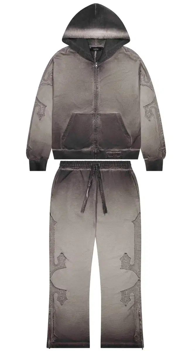 IRONGATE SIDE SEAM TRACKSUIT ー BLACK