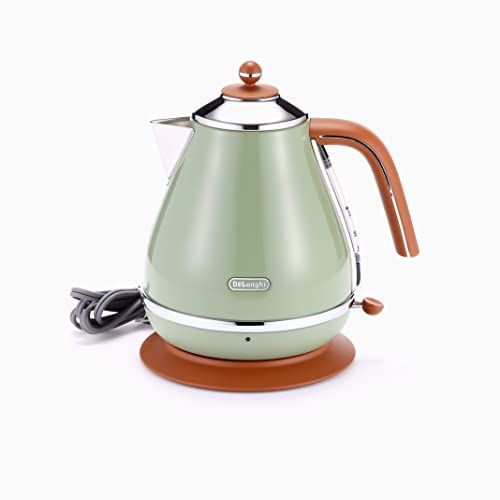 03ヴィンテージオリーブグリーン_1ケトル単品 デロンギDeLonghi 電気