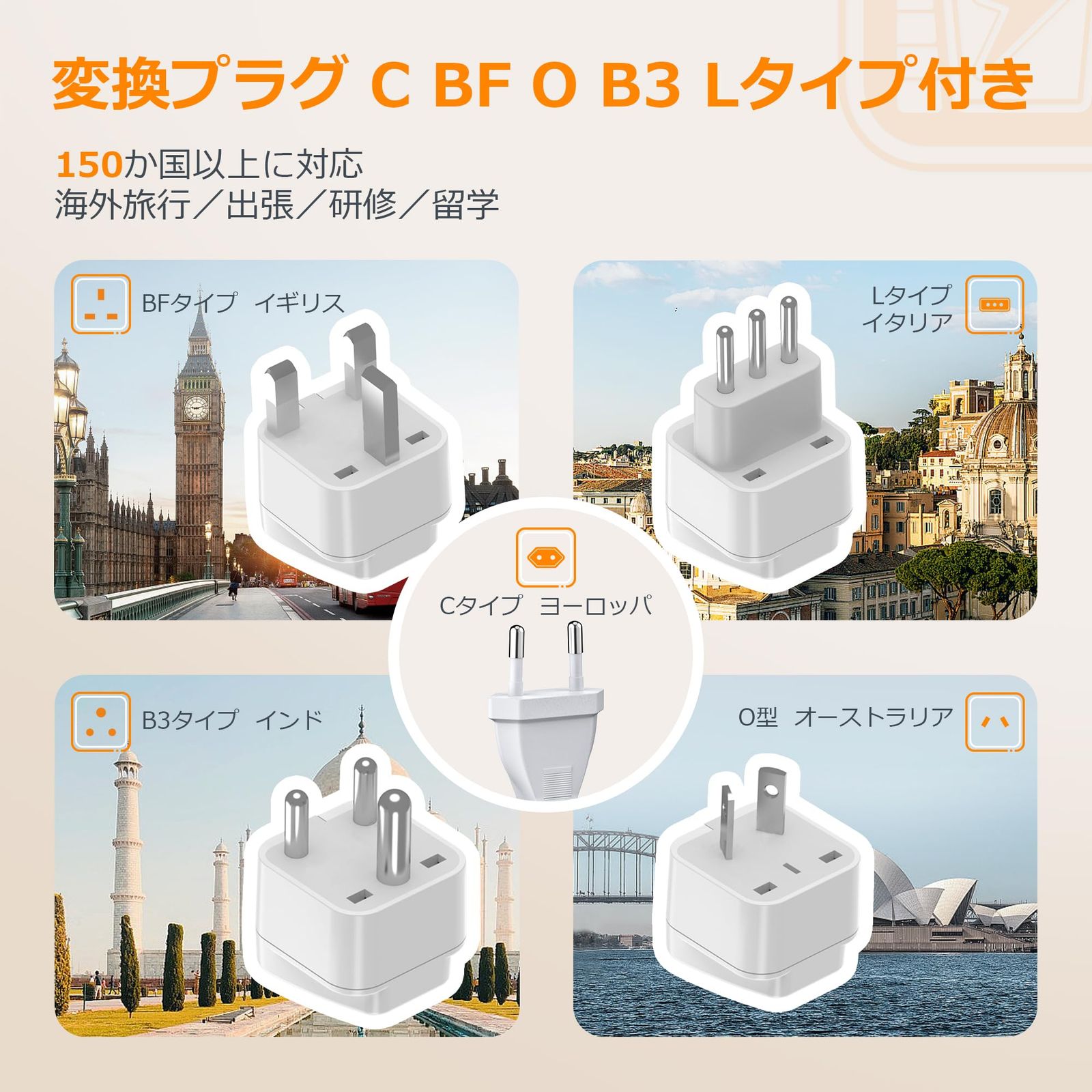 600W純正弦波変圧器 海外旅行用