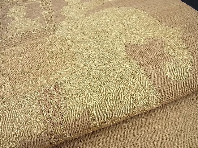 平和屋1□極上 太鼓柄袋帯 すくい織 象 金糸 スリーシーズン 春夏秋 逸品 未使用3s1065 - メルカリ