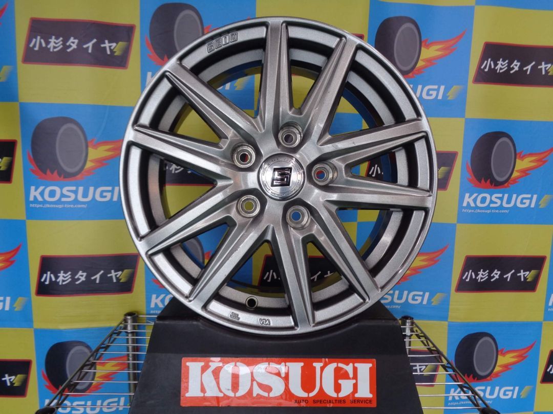 15インチ ザインSS ホイール 4本セット 6J-15 5H114.3 45 セレナ アイシス 神奈川県