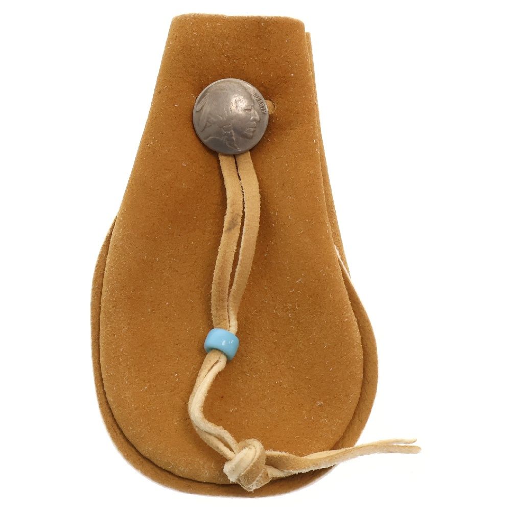 goro's (ゴローズ) 巾着ポーチ S スモーク ゴローズ レザー巾着ポーチ