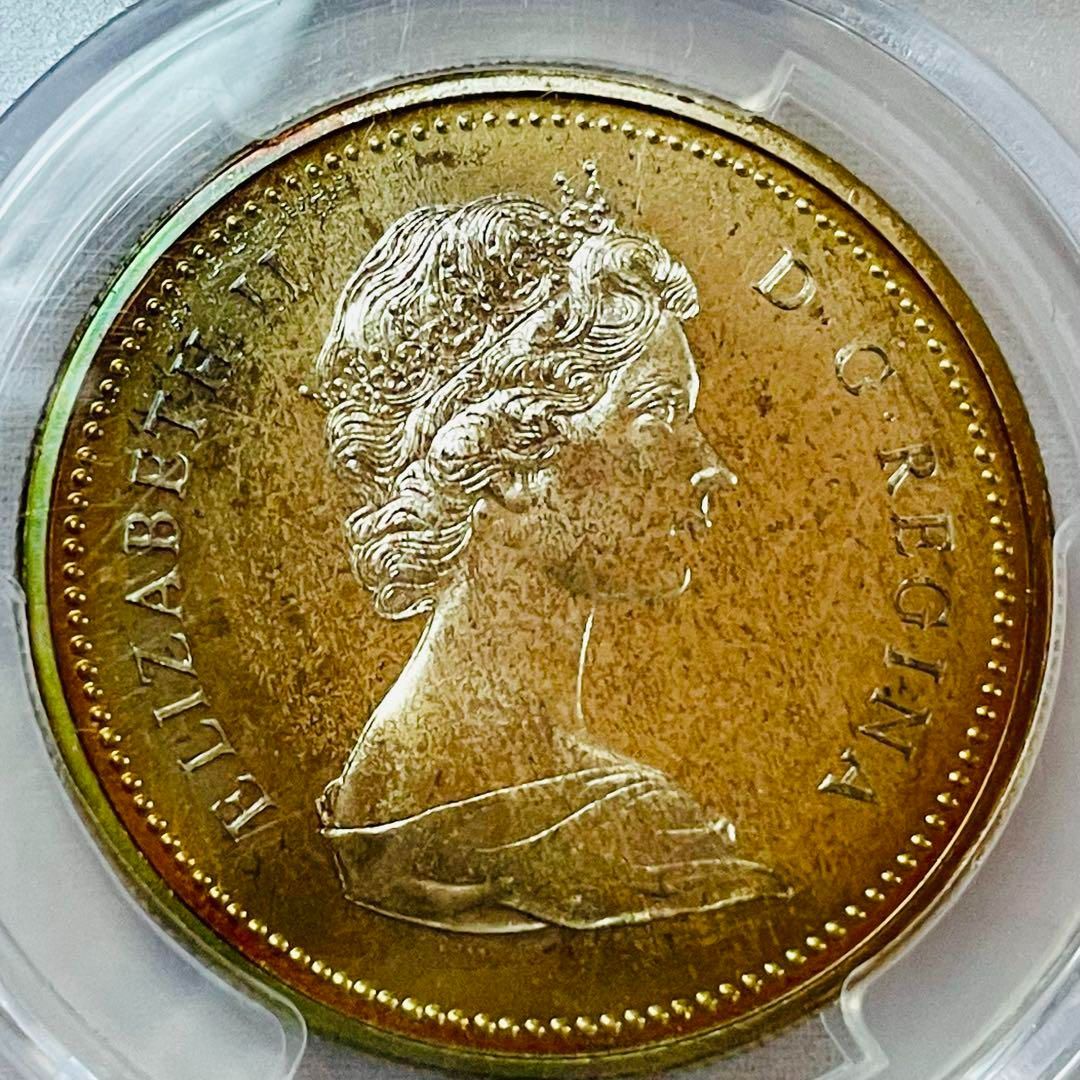 カナダ ブリティッシュコロンビア 銀貨 1971 NGC SP67 1ドル