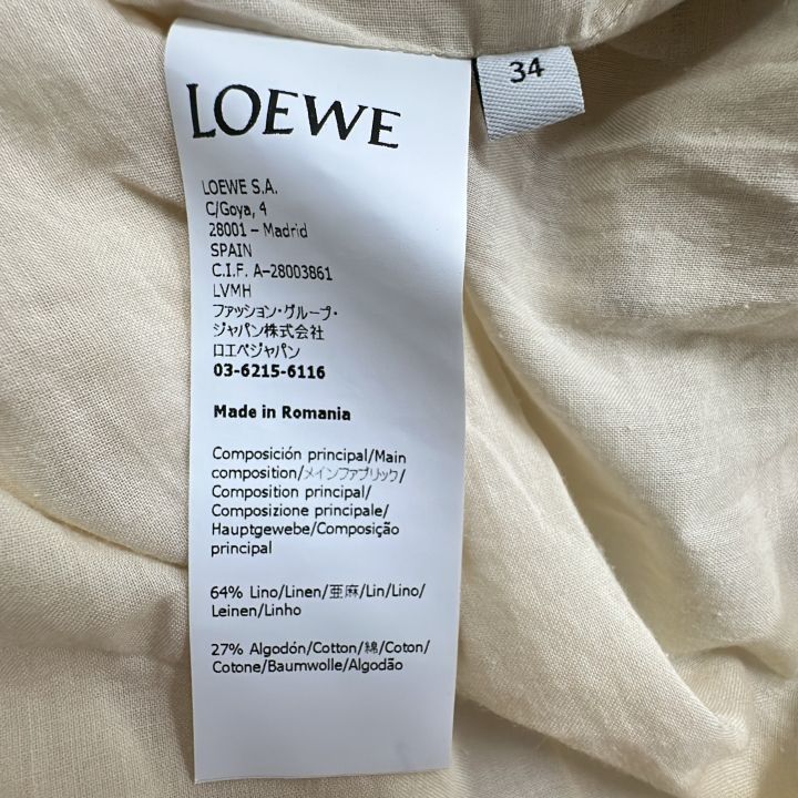 LOEWE (ロエベ) S359Y09X42 ストライプ チュニック ドレス レディース  