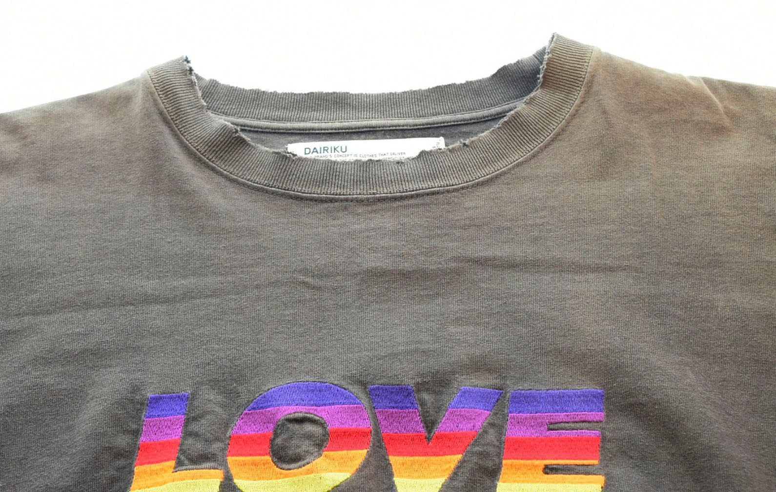 Jieda - dairiku LOVE VINTAGE LONG SLEEVE TEE JiedaのTシャツ