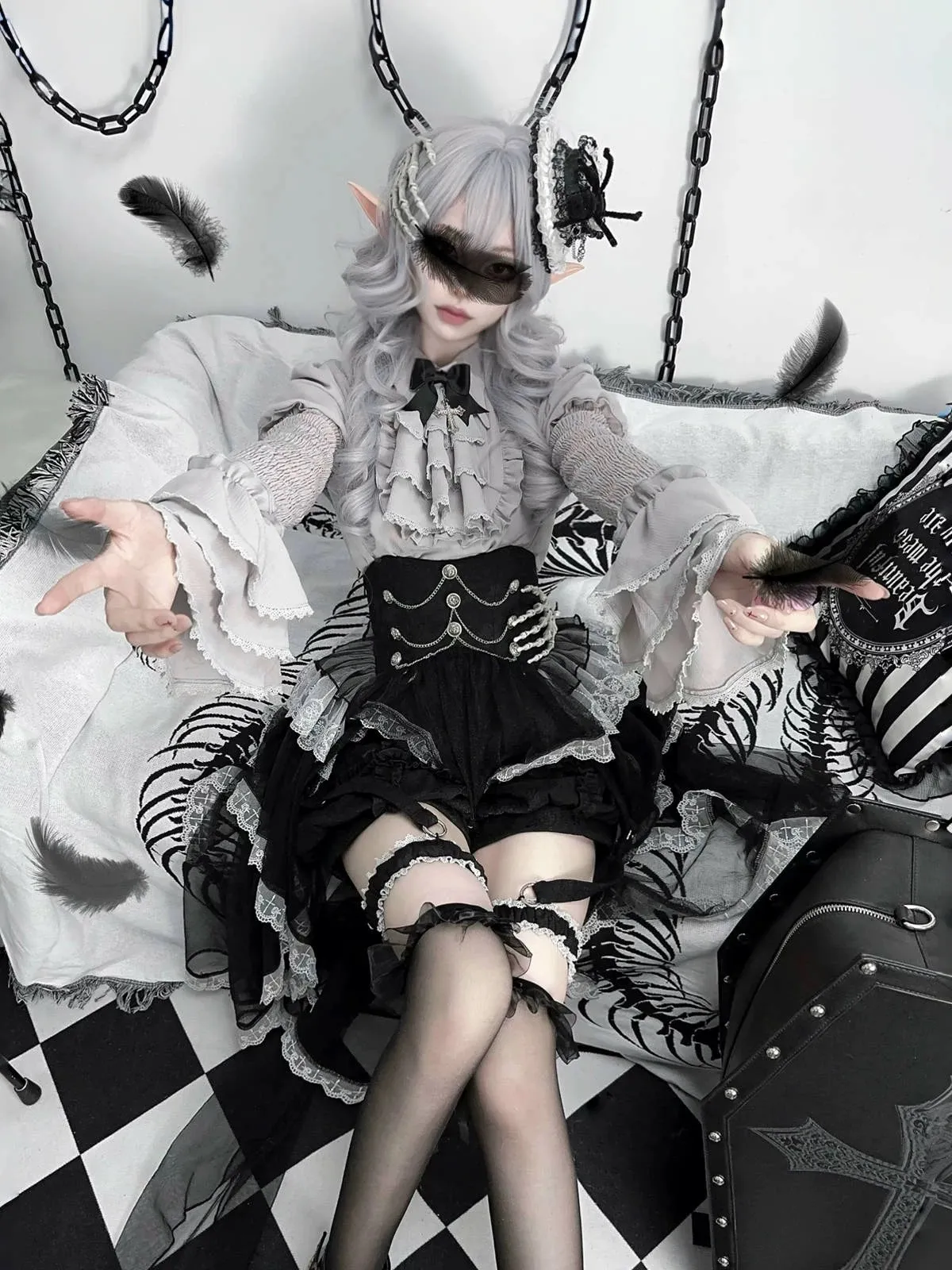 セットアップ サブカル 服 ブラウス スチームパンク アンティーク