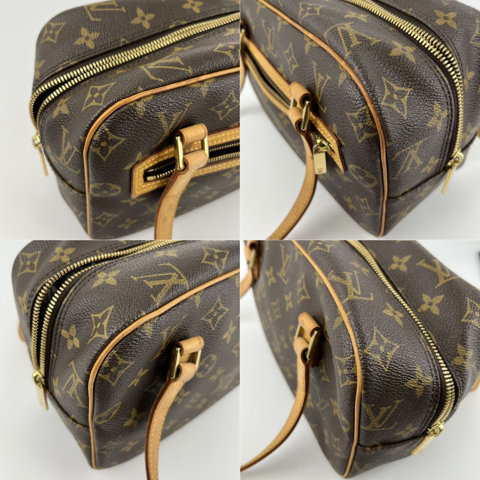 LOUIS VUITTON ルイヴィトン モノグラム シテMM ショルダーバッグ 肩掛け Cite MM M51182 ブラウン 茶 ゴールド金具  ハンドバッグ レディース 【中古商品】ShoulderBag HIBUOCHI VINTAGE - メルカリ