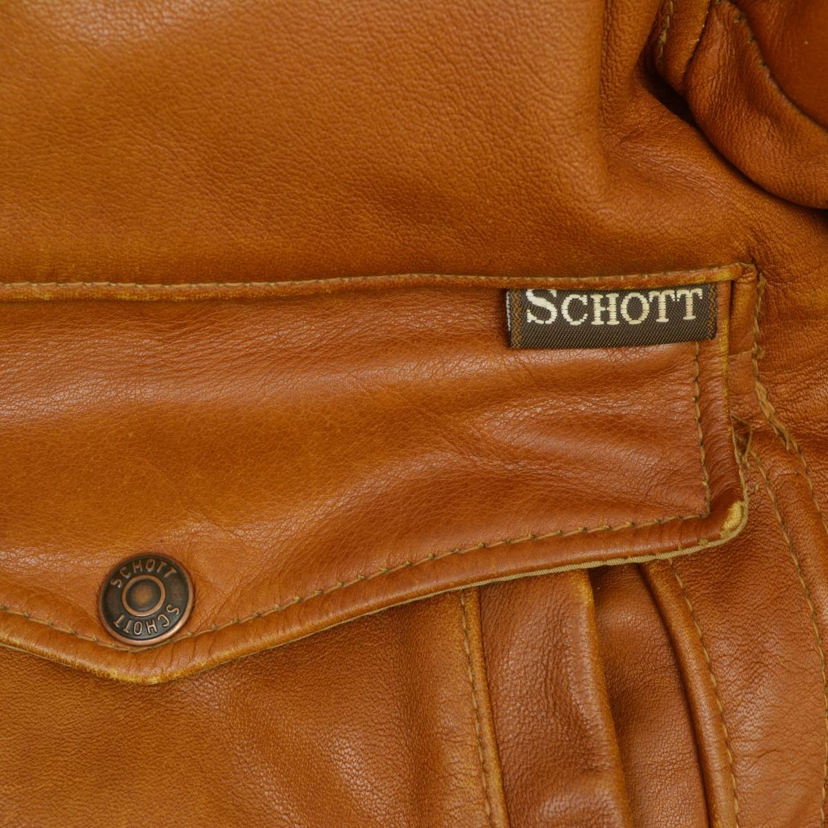 Schott】I-S-674-M-S G-1 レザー TALON ボマージャケットフライト 