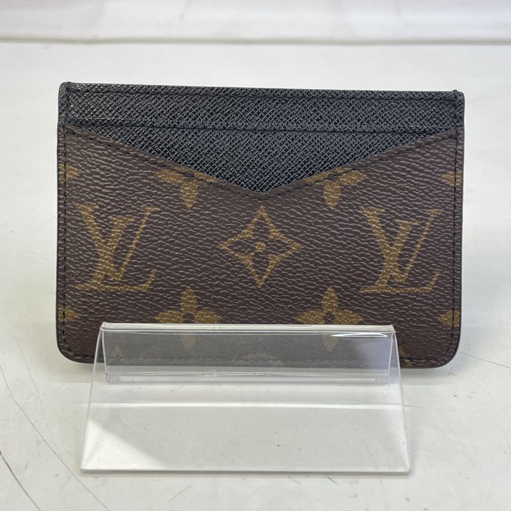 01w-0584 ルイ・ヴィトン LOUIS VUITTON モノグラム・マカサー カードケース ネオ・ポルト・カルト RFID ブラウン メンズ  カードケース 箱・袋あり M60166 【中古品】 - メルカリ