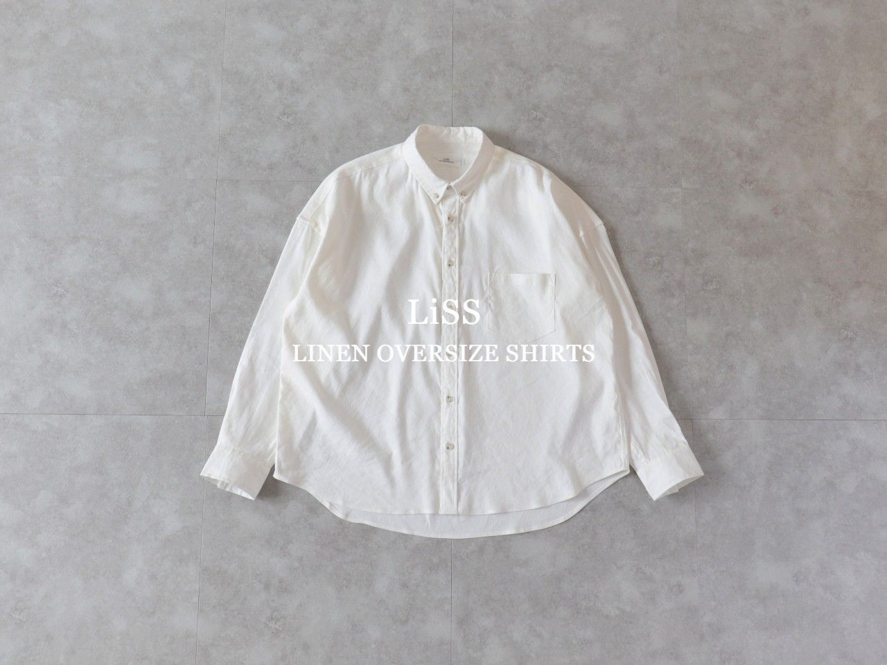 LiSS / LINEN OVERSIZE SHIRTS - WHITE - Mr.｜メンズオンライン ...