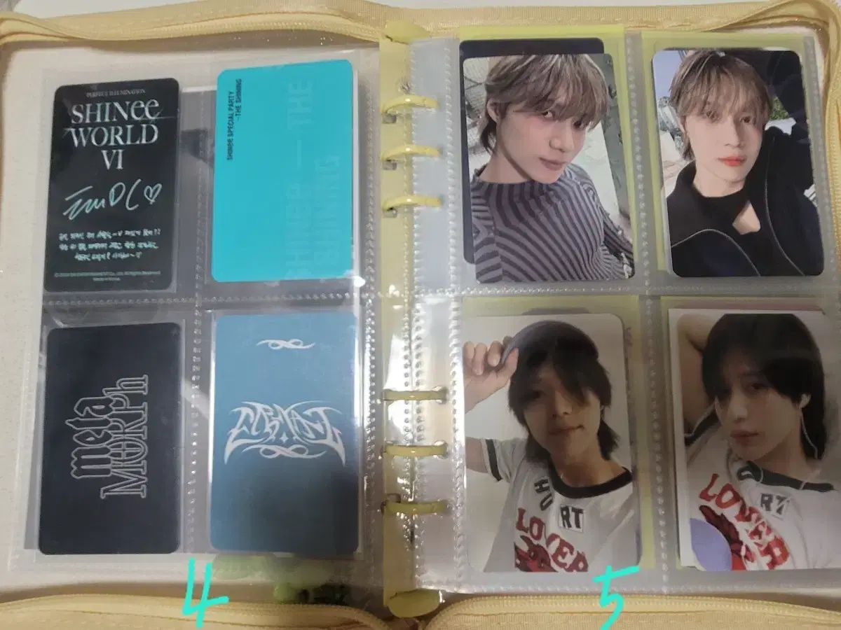 SHINee - SHINee テミン TAEMIN WANT バインダー　トレカ　インデックス テミン(TAEMIN) トレカ バインダー コレクトブック きいろ