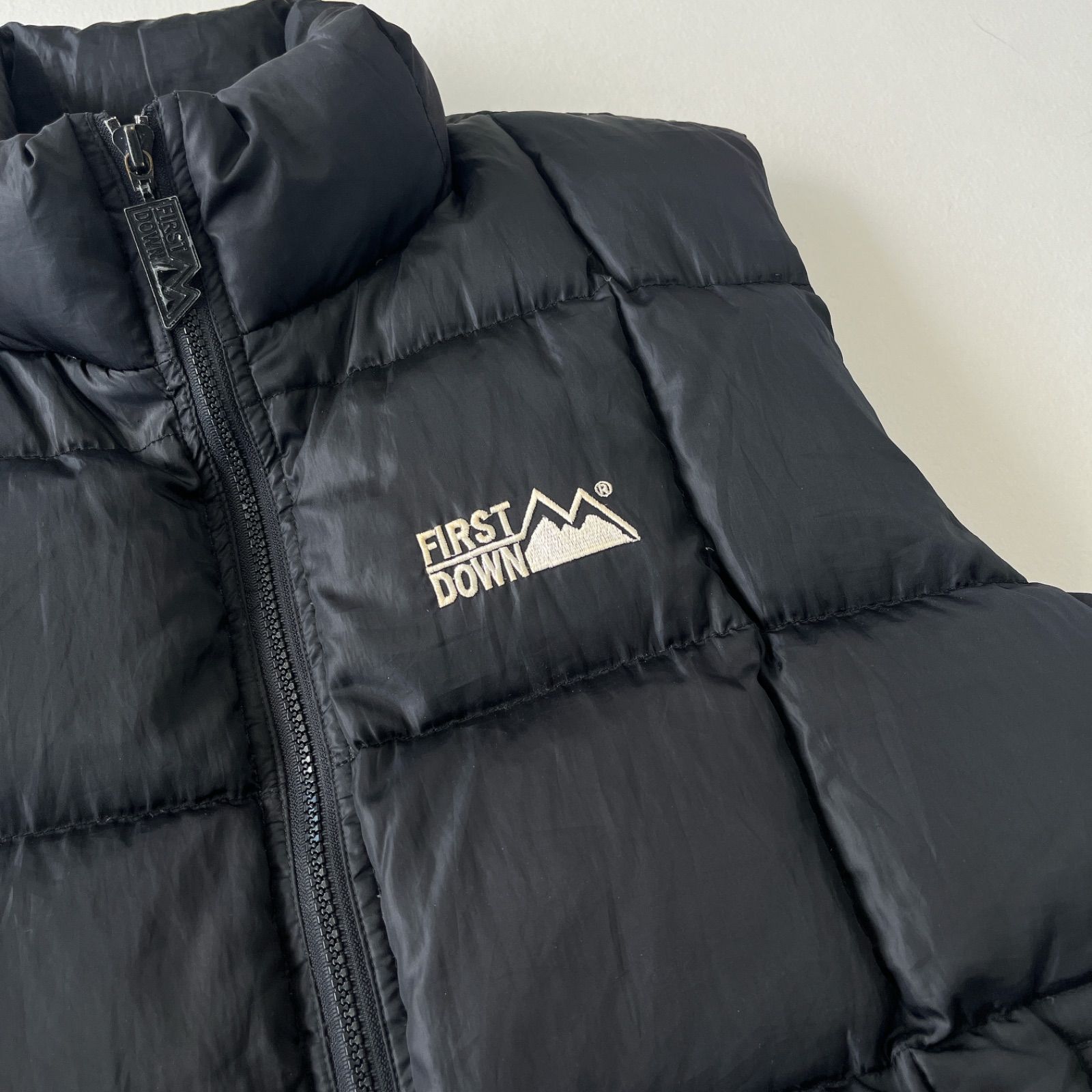 FIRST DOWN ダウンベスト FIRST DOWN ダウンベスト ベスト バブルダウンベスト マイク
