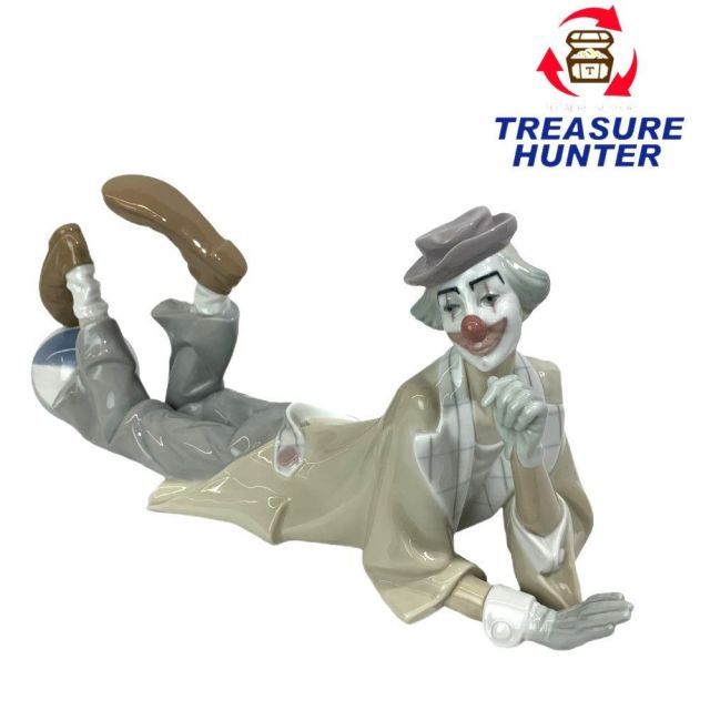 送料無料，新品】 【ト滝】LLADRO リヤドロ No.4618 大きなピエロ