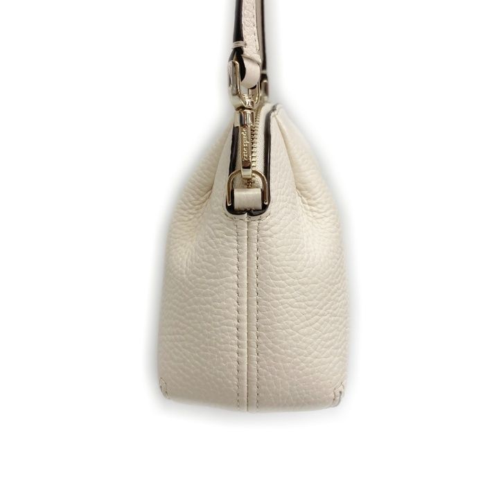 希少！美品！Kate Spade ショルダーバッグ オフホワイト レザー　シボ革 Amazon | [ケイトスペード] ショルダーバッグ K7767 100